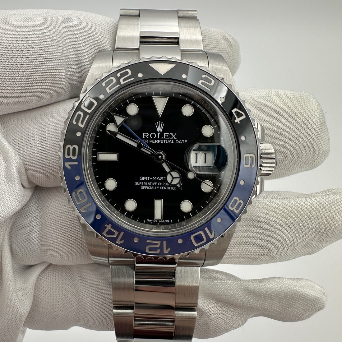 Rolex GMT-Master II Batman view 1